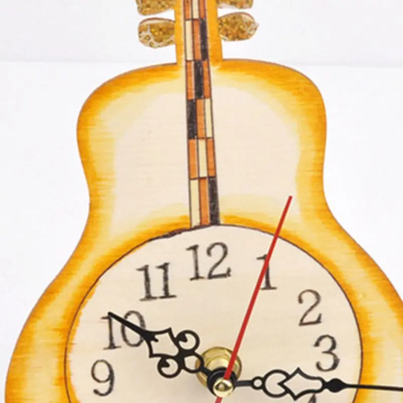 Модель часов дерево белый цвет дети сделай сам ручная роспись окраска снежинка