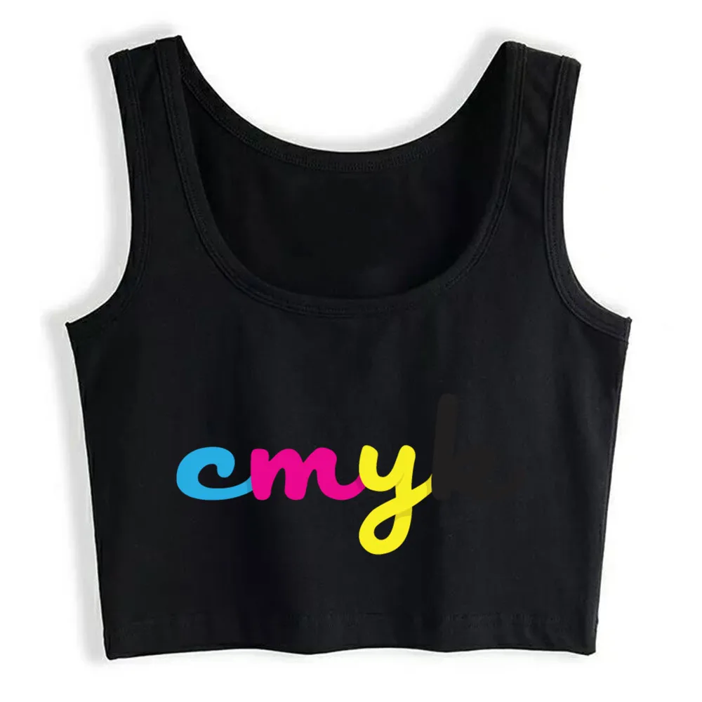 

Crop Top Women Cmyk For Graphic Design Lovers Harajuku Tank Top Women Vintage Women Clothes