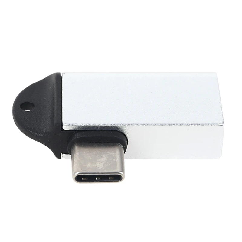 Переходник OTG с USB C на 3 0 алюминиевый переходник A внутренней резьбой 90 градусов