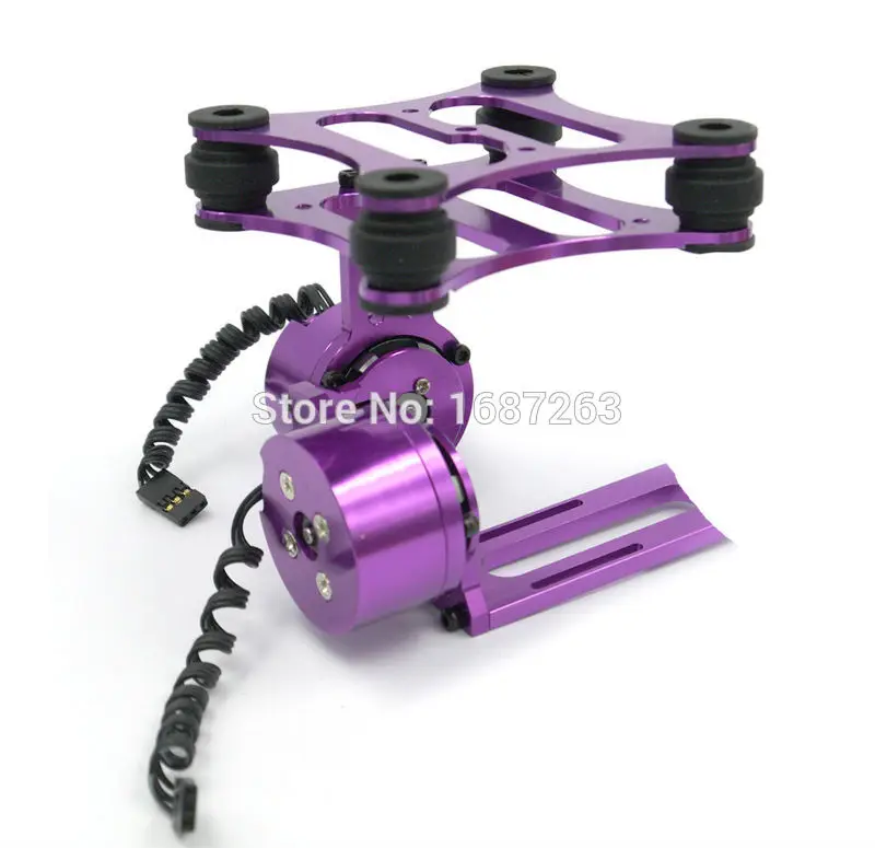 Алюминиевая металлическая рама для камеры CNC с амортизирующим покрытием Gopro 3 +