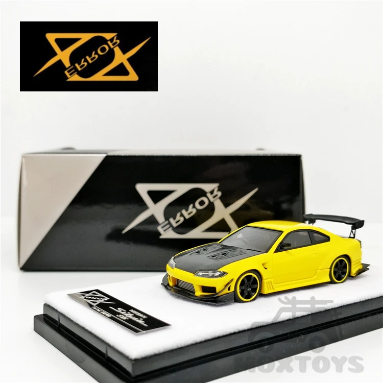 

404 ошибка 1:64 Nissan Silvia S15 Желтая Смола Модель автомобиля