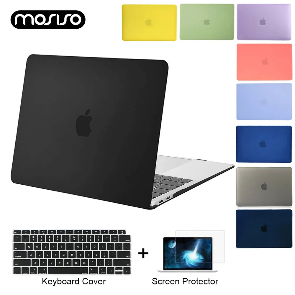 

Laptop Hard Cases 2020 Pro Air 13 M1 A2338 A2289 A2251 A1932 A2179 Touch ID A1466 A1369 For Apple Macbook Notebook Shell Covers