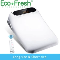 ecofresh square smart toilet seat cover electronic bidet toilet bowls seat heating clean dry intelligent toilet lid for bathroom