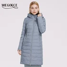 MIEGOFCE 2021 Новая коллекция женское пальто с ветрозащитным капюшоном средней длины женское пальто стойкий воротник высококачественный наполнитель куртка теплая