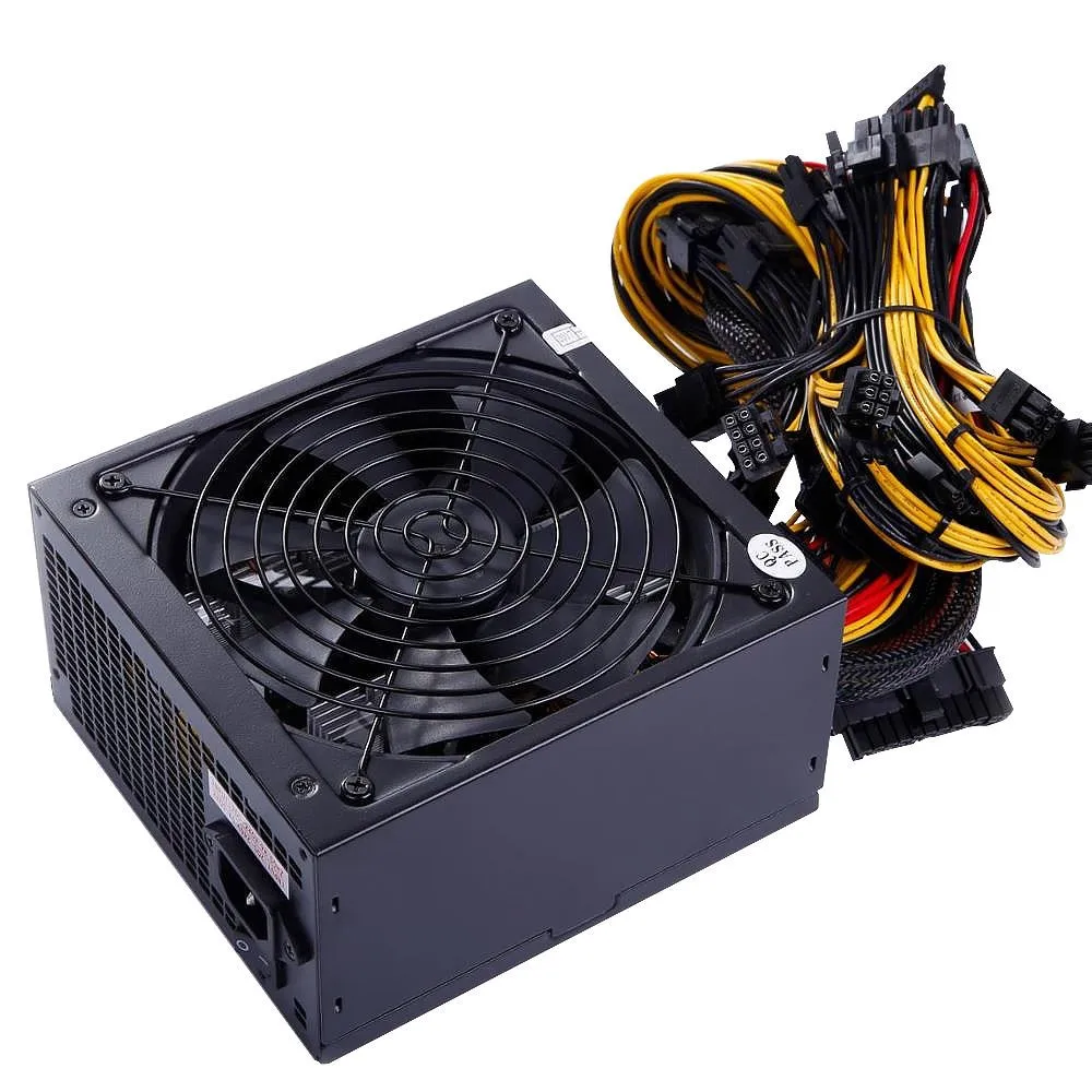 

A Set BTC-S37 Mining miner Rig Motherboard 8 Graphics Card Slots + 1800W PSU+ 4G/8G DDR3 + 8Pin Power Cable + 128G mSATA SSD