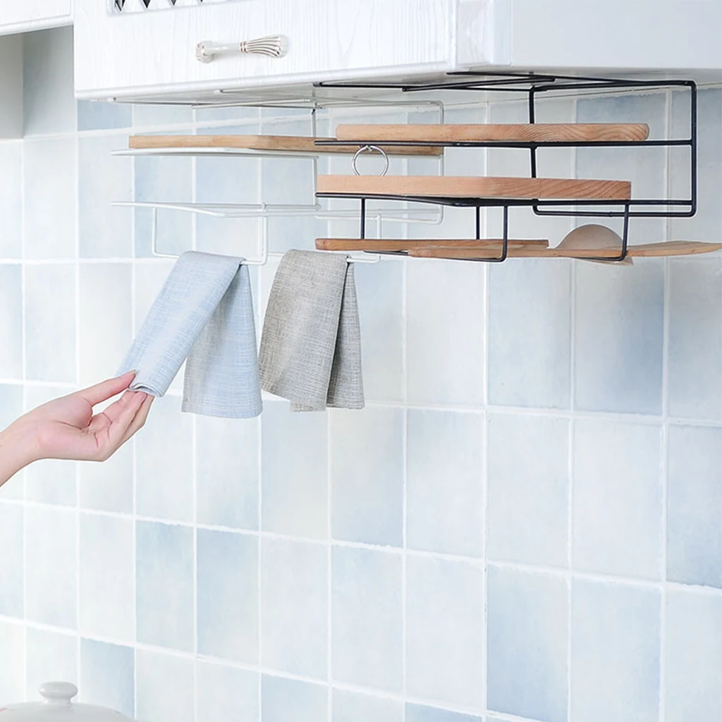 Не перфорированная разделочная доска держатель для полотенец стойка хранения