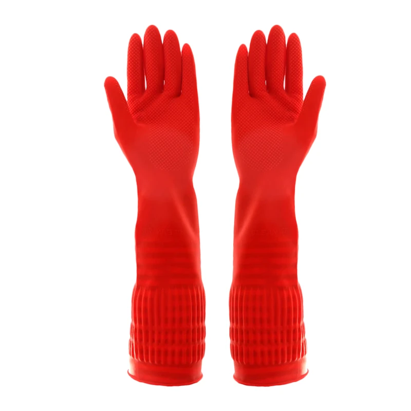 

Dishwashing Household Gloves Thickened Latex Rubber Waterproof Gloves Women Multifunctional Luva Kitchen Accessories DF50JY