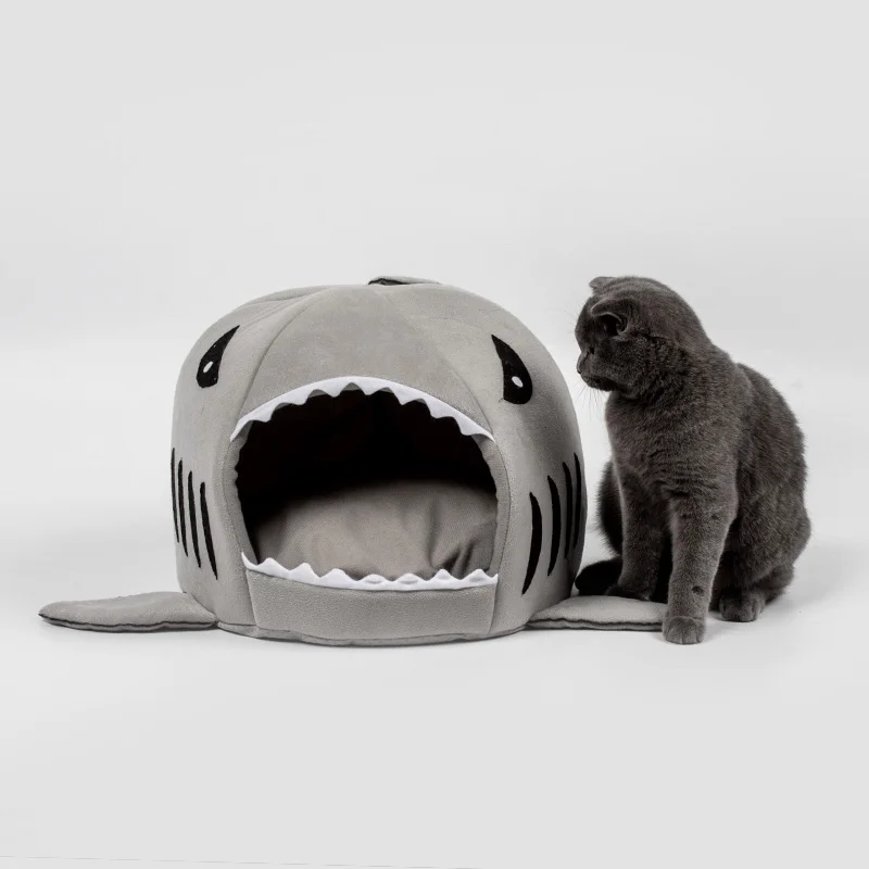 Cool Dinosaur Cat House Winter Warm Pet Dog Tent Home Kennel Summer Nest Soft Foldable Sleeping Mat Pad Supplies | Дом и сад