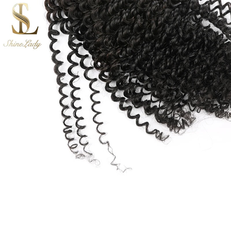 

Shinelady Kinky Curly Bundle Brazilian Hair Weave Bundles For Black Women 26 28 30 Inch Bundles 100% Remy Human Hair Extension