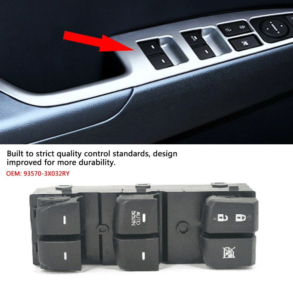 Левый Драйвер Электрический Мощность оконный переключатель для Hyundai Elantra 2011 2012 2013