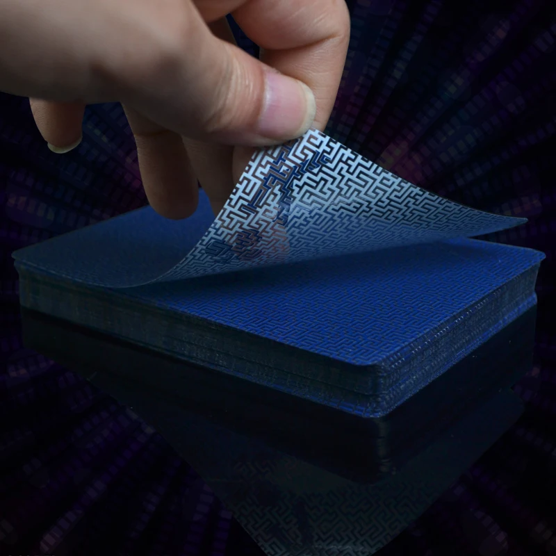 

Creative Large Transparent Plastic Playing Cards Personalized Poker Party Activities Magic Show Poker