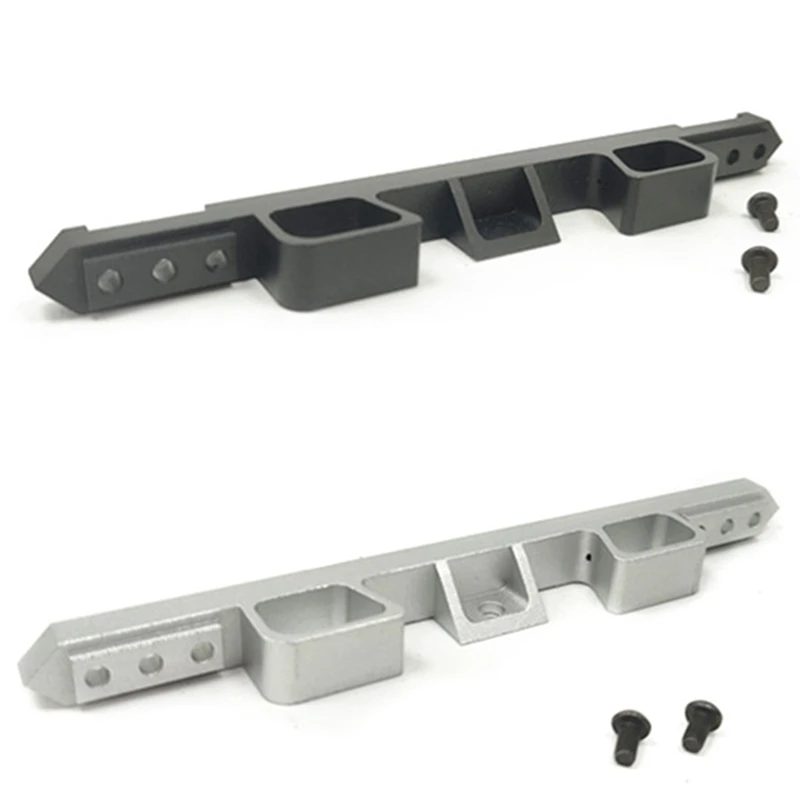 

2X Металлический задний бампер может быть установлен с сигналом задсветильник хода для WPL-черный и серебристый