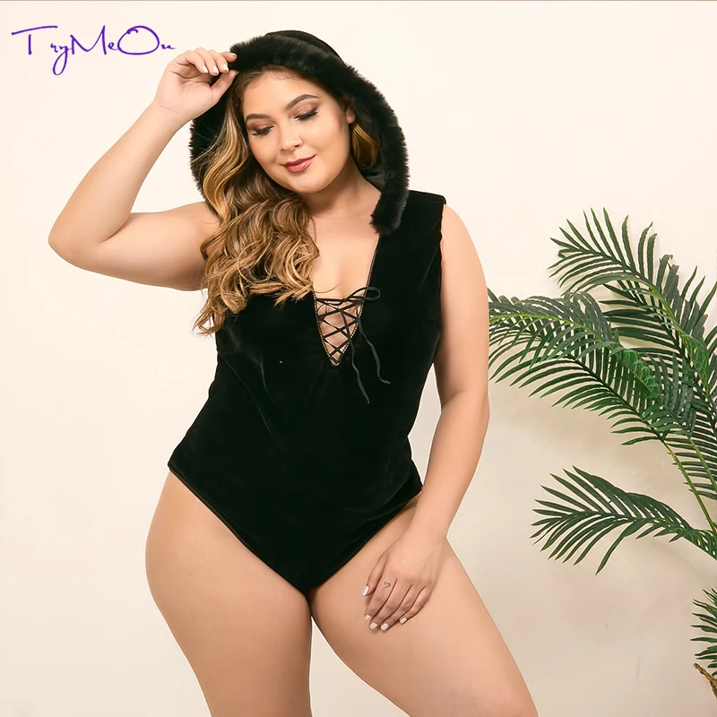 TryMeOn полые глубокий V образным вырезом все кружева сетки Сексуальная спинки