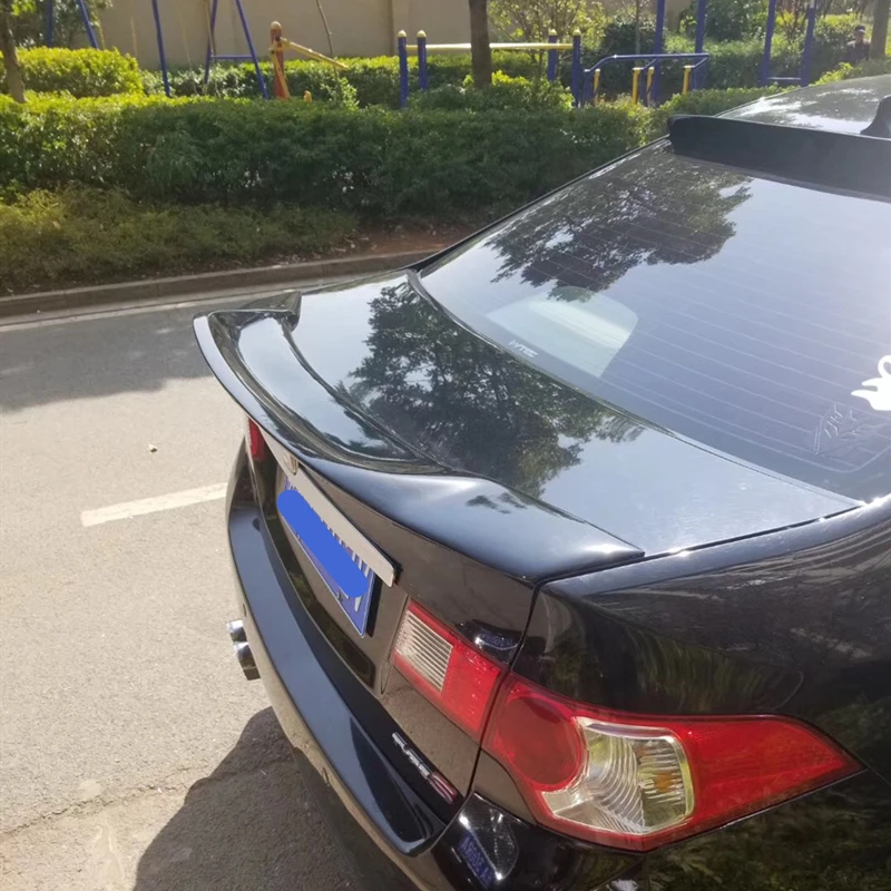 Подходит для спойлера Honda Accord Euro Acura TSX 2009 13 лет реальный глянцевый спортивный аксессуар из углеродного