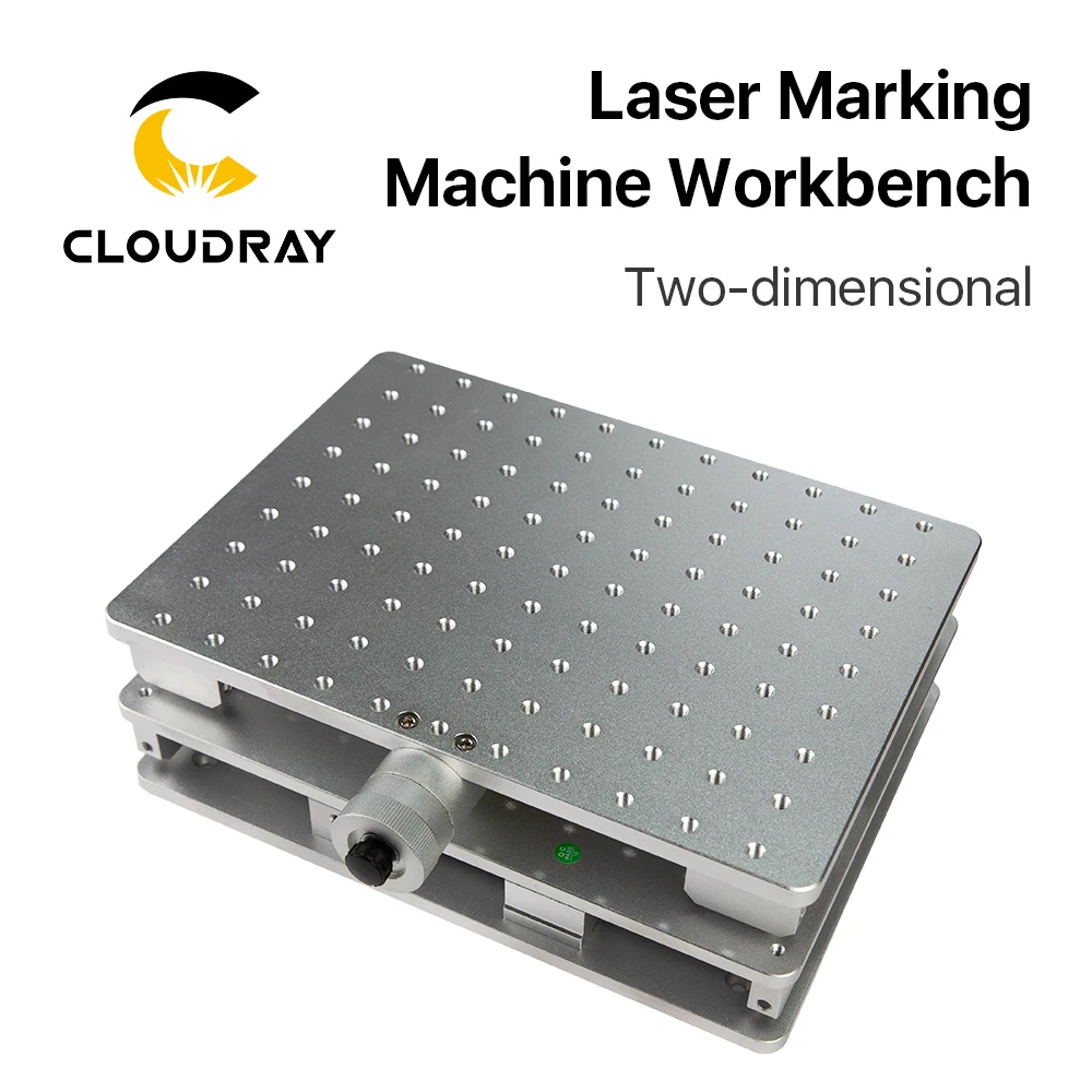 Cloudray 1064nm волоконная лазерная маркировочная машина для гравировки 2 оси передвижной стол портативный чехол для шкафа XY Таблица