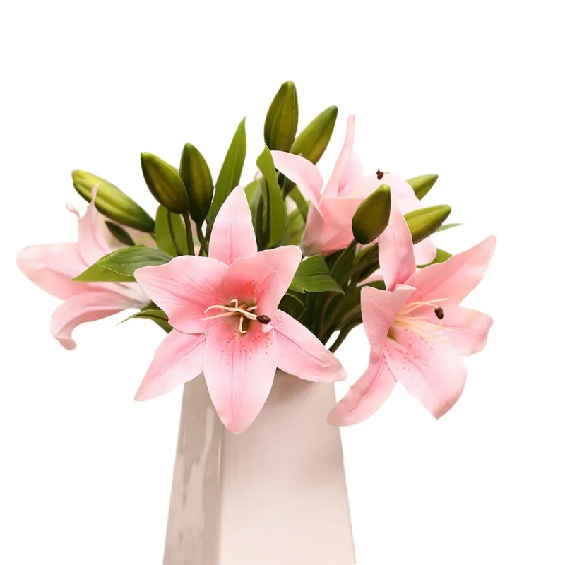 3 головки украшения бабочка Орхидея искусственный фаленопсис латекс орхидеи