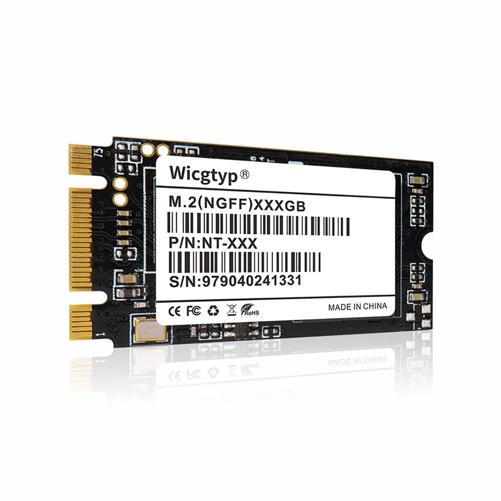 Твердотельный накопитель Wicgtyp 42*22 мм тонкий NGFF M.2 hd ssd 128 ГБ 256 512 1 ТБ Pcie msata для Thinkpad
