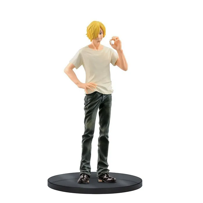 

18cm Anime Action Figure One Piece Vinsmoke Sanji Jeans Freak Vol.8 Smoking Ver Model PVC Collection Gift Toy Doll Brand New