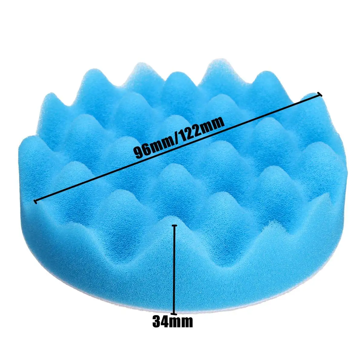 

5Pcs Sponge 4"/5" Polishing Pads Waxing Buffing Kit Set Compound For Auto Car Furniture