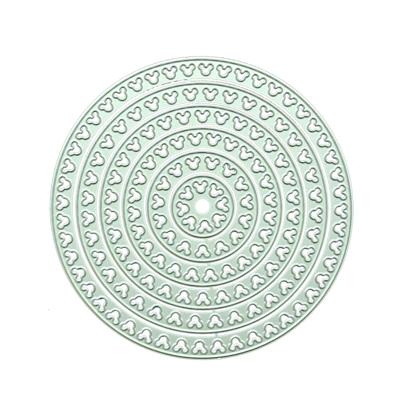 

Scrapbook Metal Cutting Dies For Scrapbooking Round shape BACKGROUND DIY Paper Album Cards Making Embossing Die Cut Cuts Cutter