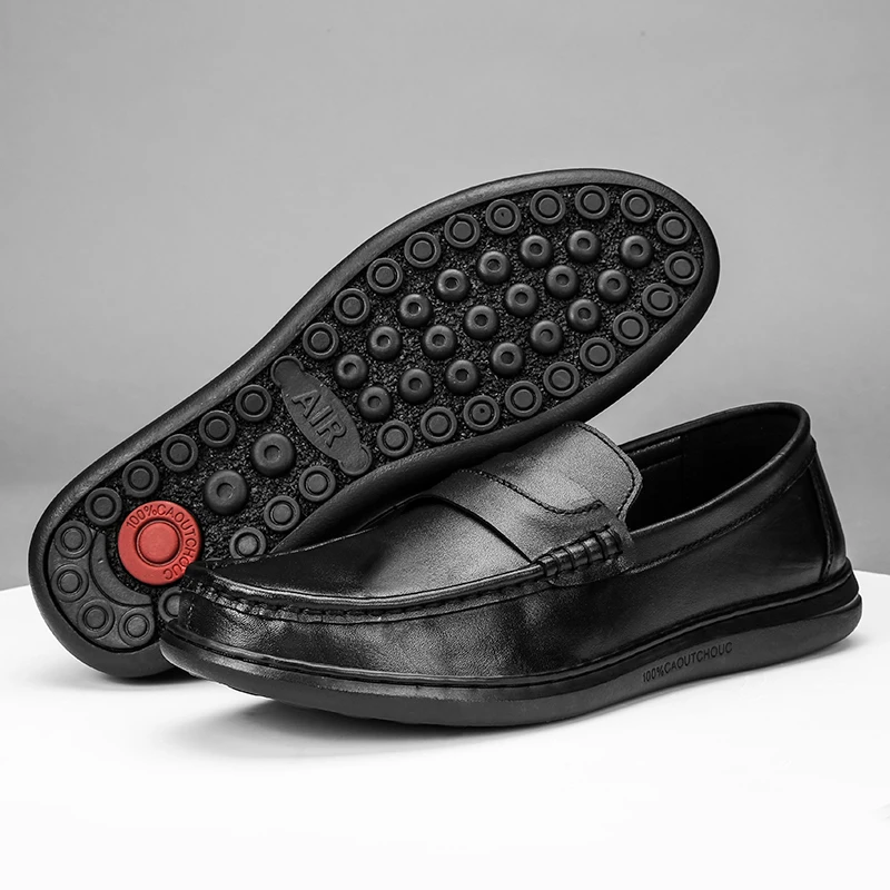 

springbreathable zapatos man cuero informales sapatos leather flat para comfortable leisure casual Men's men's sale male