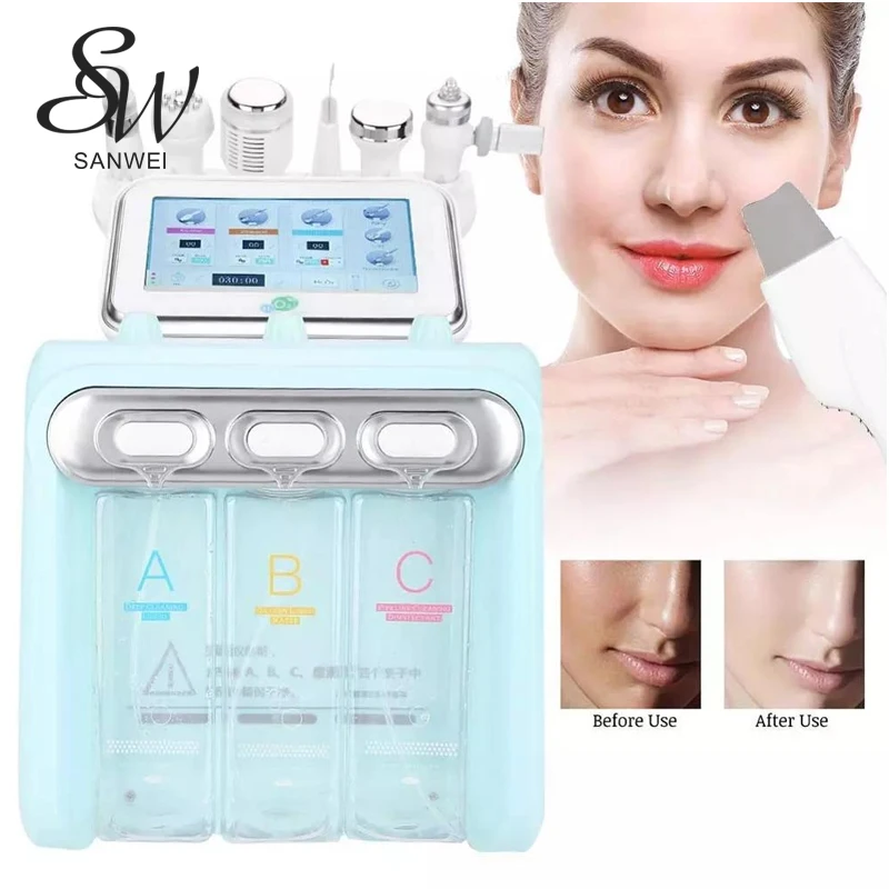 

Small Bubble Microdermoabrasion Facial Oxygen Machine Multi-functional Hydrafacial Machine For Blackhead Remover Beauty Salon