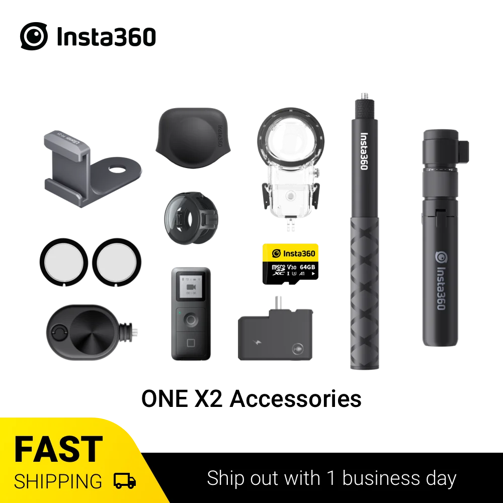 Аксессуары Insta360 ONE X2 шнур времени пули/крышка объектива/Холодный башмак/защита