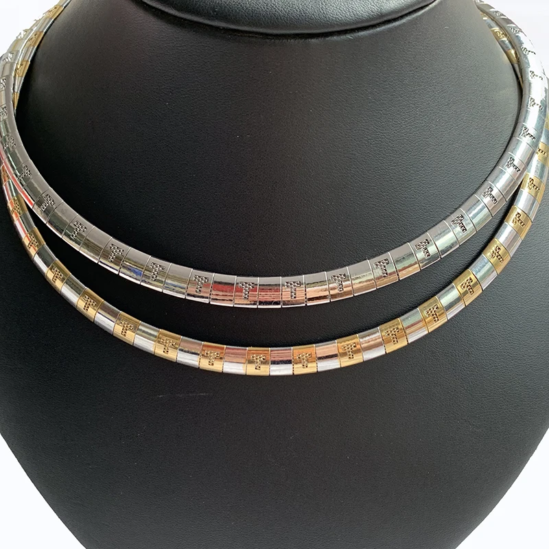 Ожерелье с надписью 8 мм для женщин чокер из нержавеющей стали ювелирные изделия