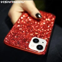 shiny bling diamond glitter case for iphone 13 12 11 pro max 13 12 mini xs x xr 7 8 plus se 2020 rhinestone soft tpu case cover