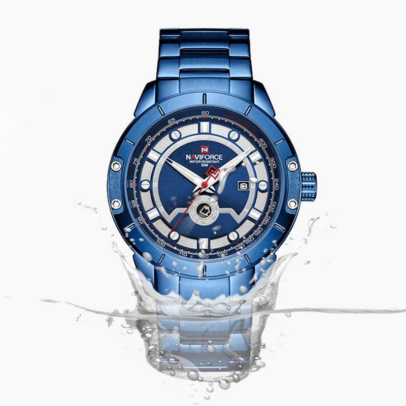 

Men Watches NAVIFORCE Top Brand Luxury Quartz Watch Mens Military Sports Fashion Wristwatch Chronograph Clock Relogio Masculino