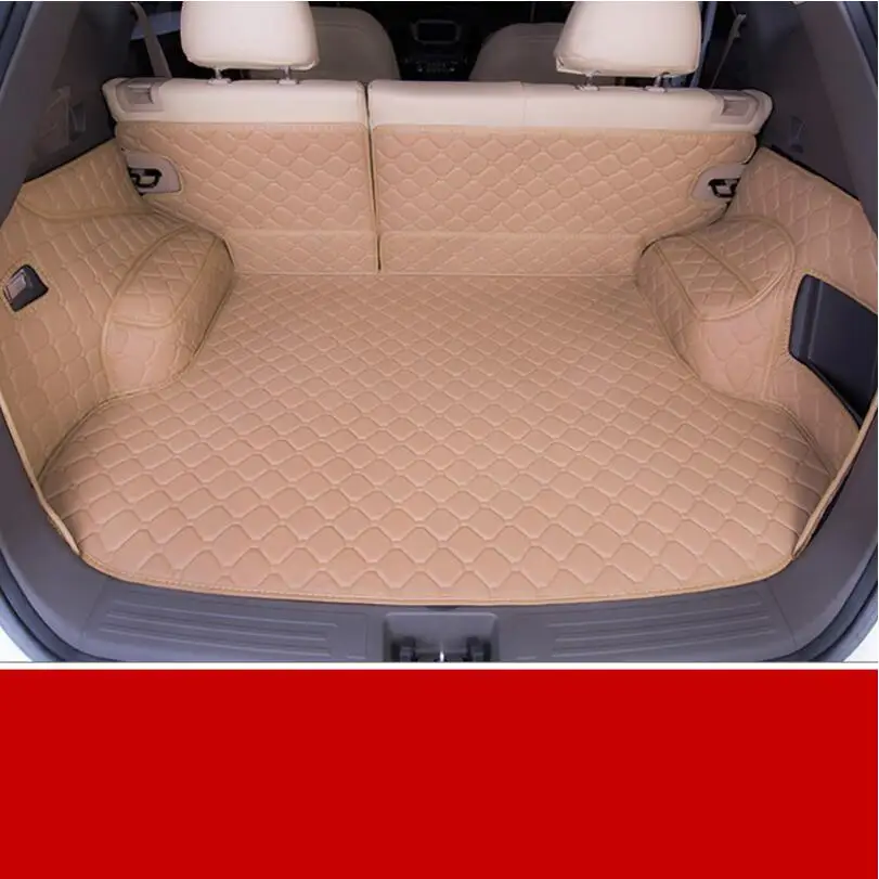 for hyundai tucson leather car trunk mat cargo liner 2010 2011 2012 2013 2014 2015 ix35 luggage boot rug carpet