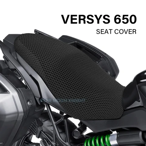 Motorfiets Bescherming van kussenstoelbedekking geschikt voor Kawasaki Versys 650 Versys650 Fabric Saddle stoelhoes accessoires