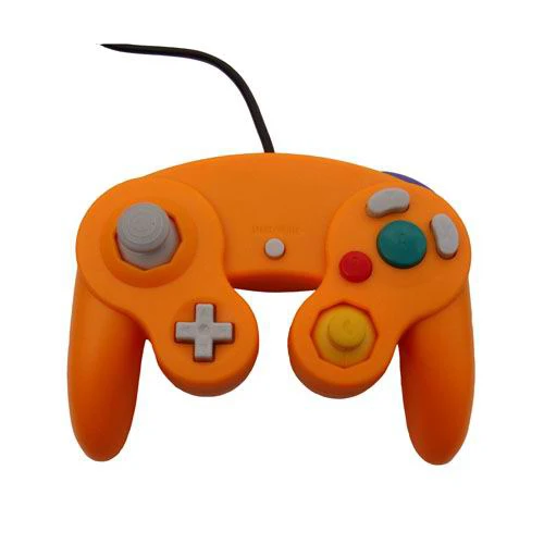 orange OSTENT проводной ударный игровой контроллер для nintendo GameCube NGC wii видеоигры - Цвет: orange