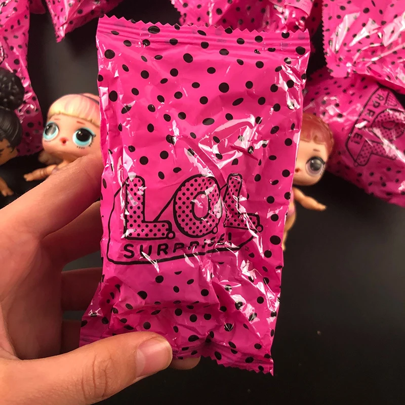 

Random 1pcs Genuine LOL Originate Surprise Dolls bag Puzzle toys For lols dolls figure Toys Dolls birthday Gift For Girls