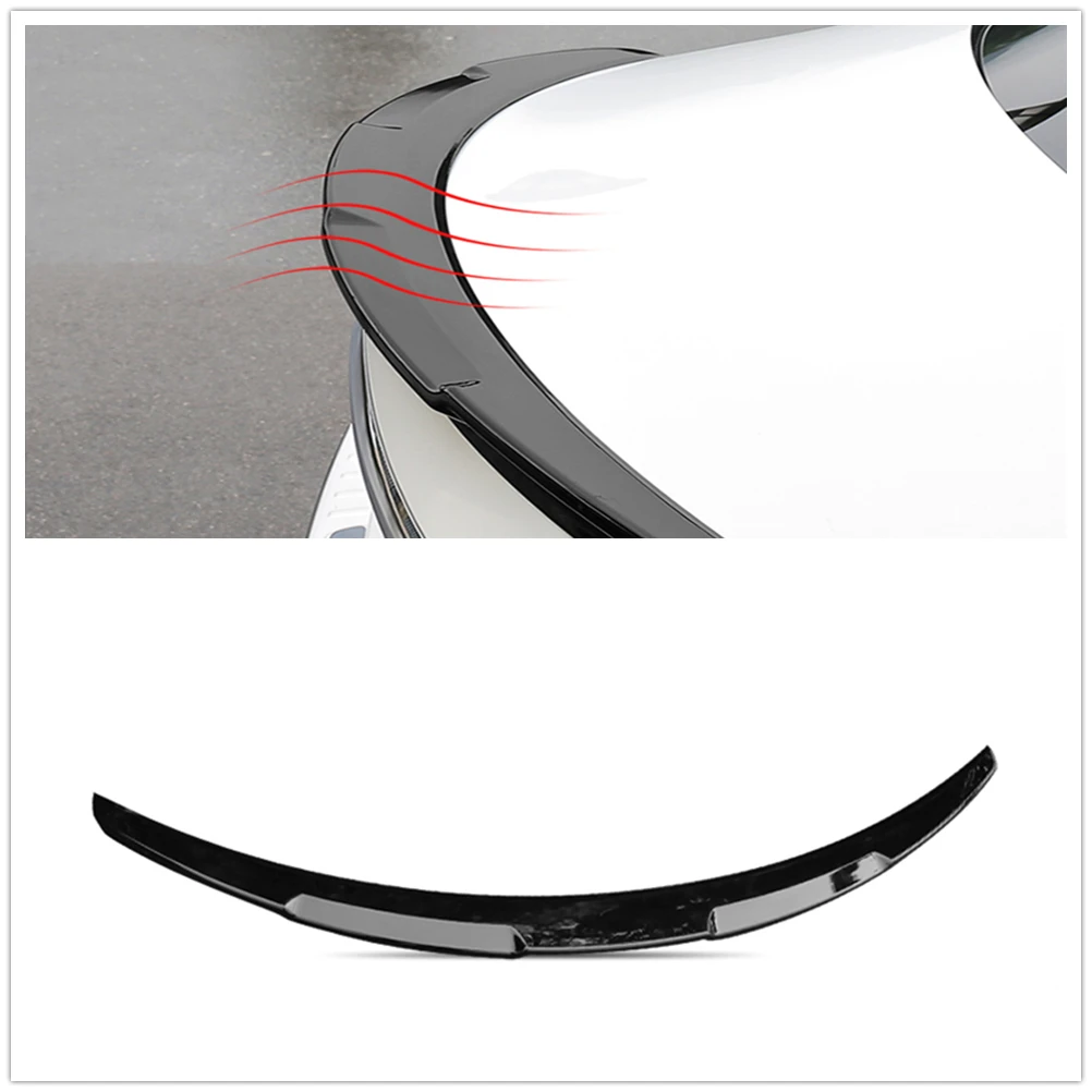 

Rear Spoiler Wing For Mercedes-Benz W205 C Class C63 4 Door AMG Style 2015-2018 Gloss Black Trunk Lid Decklid Trim Splitter Lip