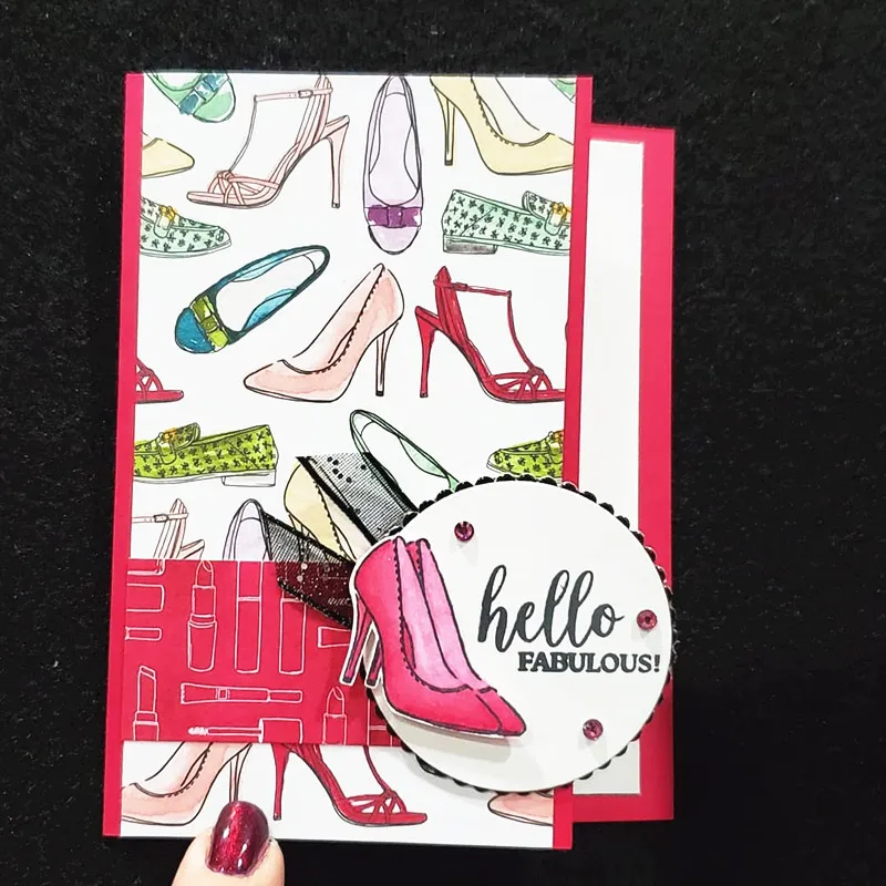 Одет чтобы произвести впечатление прозрачный Штамп для DIY скрапбукинга карты