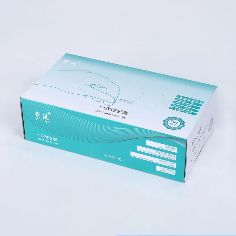 Перчатки нитриловые черные пищевой категории, водонепроницаемые, антиаллергенные, одноразовые для работы, механика синтетика, 100 шт. в упаковке.