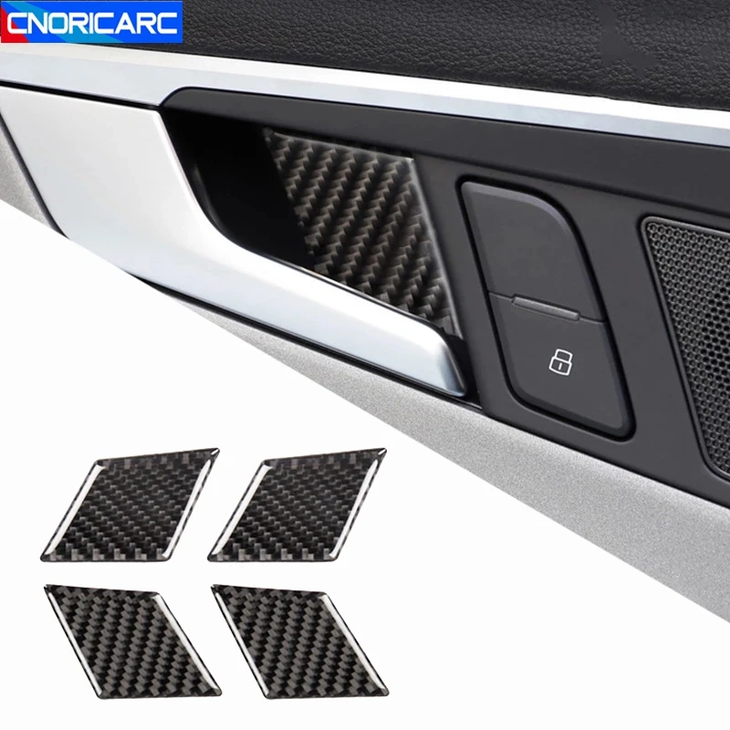 Автомобильный Стайлинг из углеродного волокна внутренняя дверь чаша