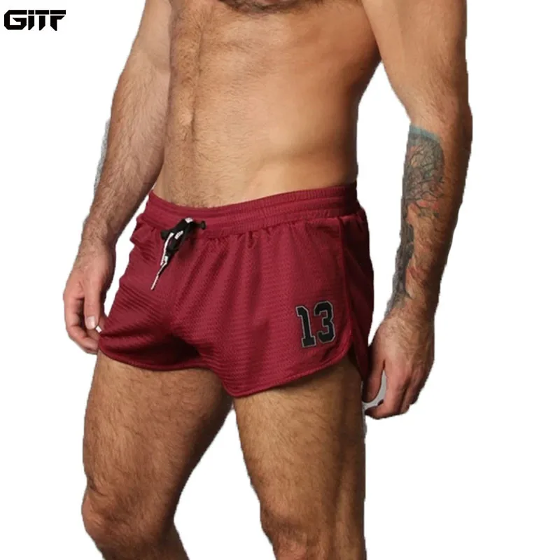 Шорты для бега быстросохнущие спортивные мужские шорты с принтом|Плавки и