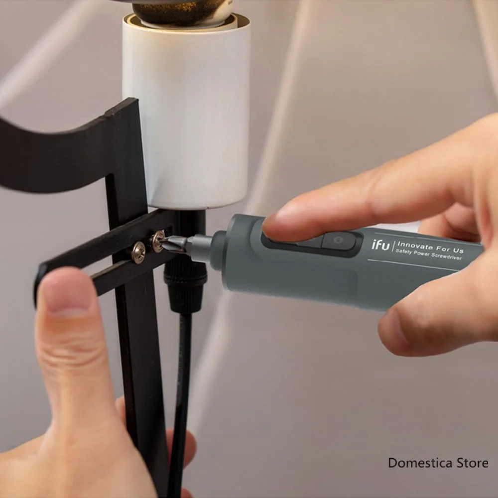 Электрическая отвертка бытовая маленькая перезаряжаемая крестообразная