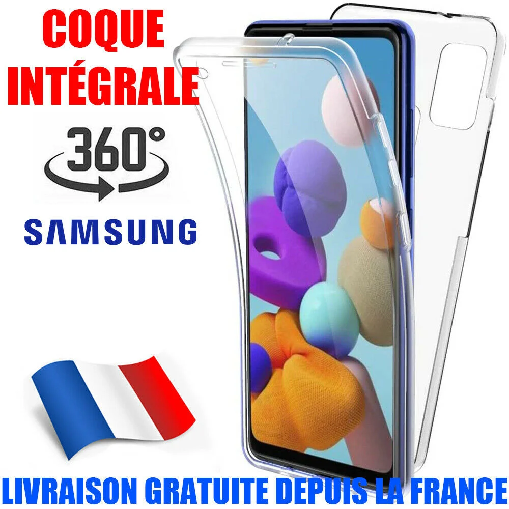 

Coque Silicone Intégrale 360 For Samsung A10 A20e A21s A41 A71 A51 Housse Etui