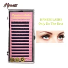 Черная матовая искусственная кожа длинные ресницы, Индивидуальное ресниц удлинитель ресниц Набор для макияжа бровей, Cilios для профессионалов мягкий естественным наращением