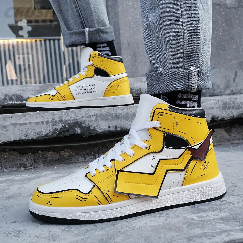 Ботинки martin Pikachu мужские короткие ботинки высокие зимние военные британские