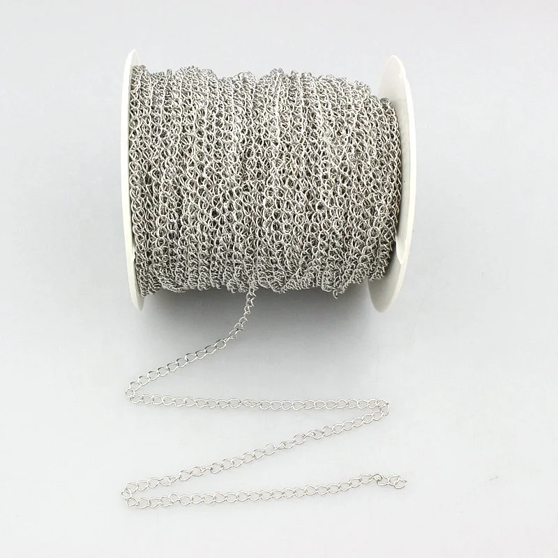 100 м 1 рулон/лот Высокое качество покрытием четки оптом по низкой цене с цепочкой