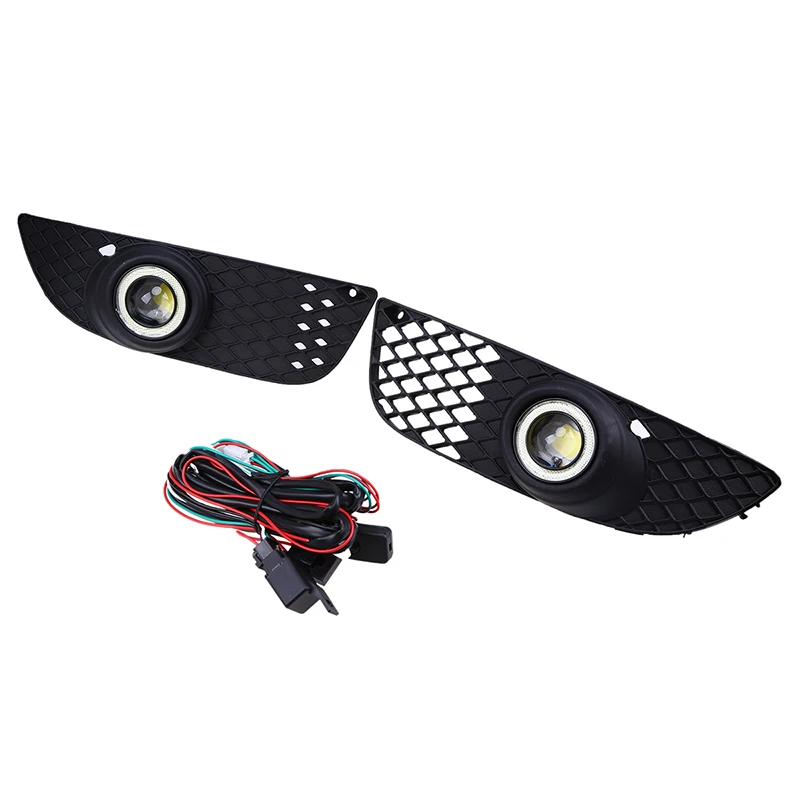 POSSBAY Автомобильные фары дневного света светильник тумана s LED Angel Eyes Halo Кольцо