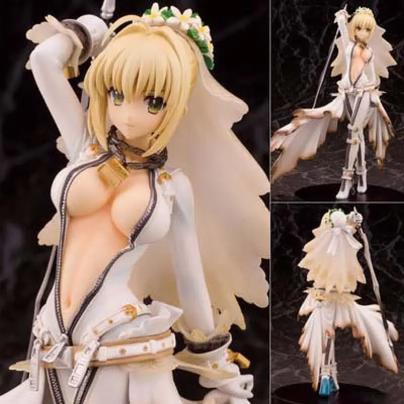 Аниме экшн-фигурка Fate/stay Night Destiny Nero свадебное платье Saber Fate/Экстра CCC