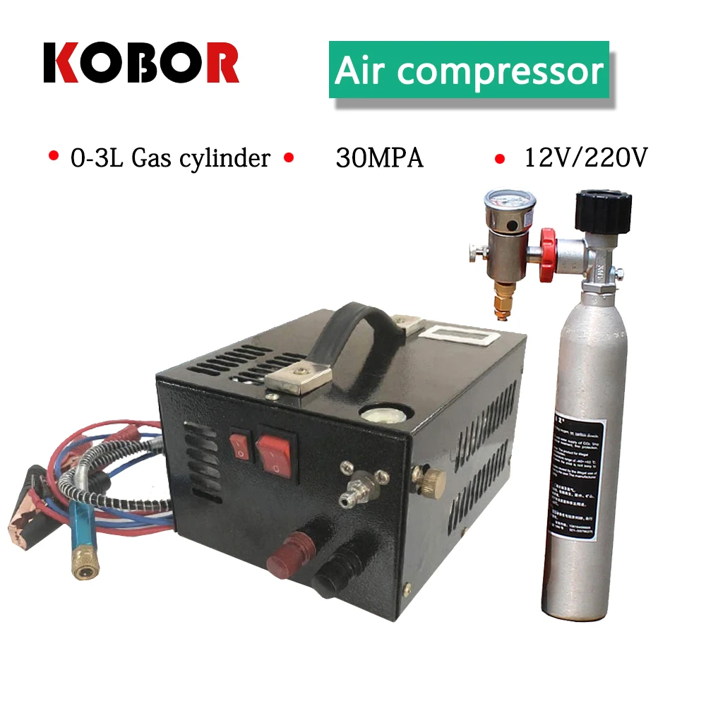 Pcp воздушный пистолет Электрический компрессор 4500psi 300bar 30mpa мини насос включая