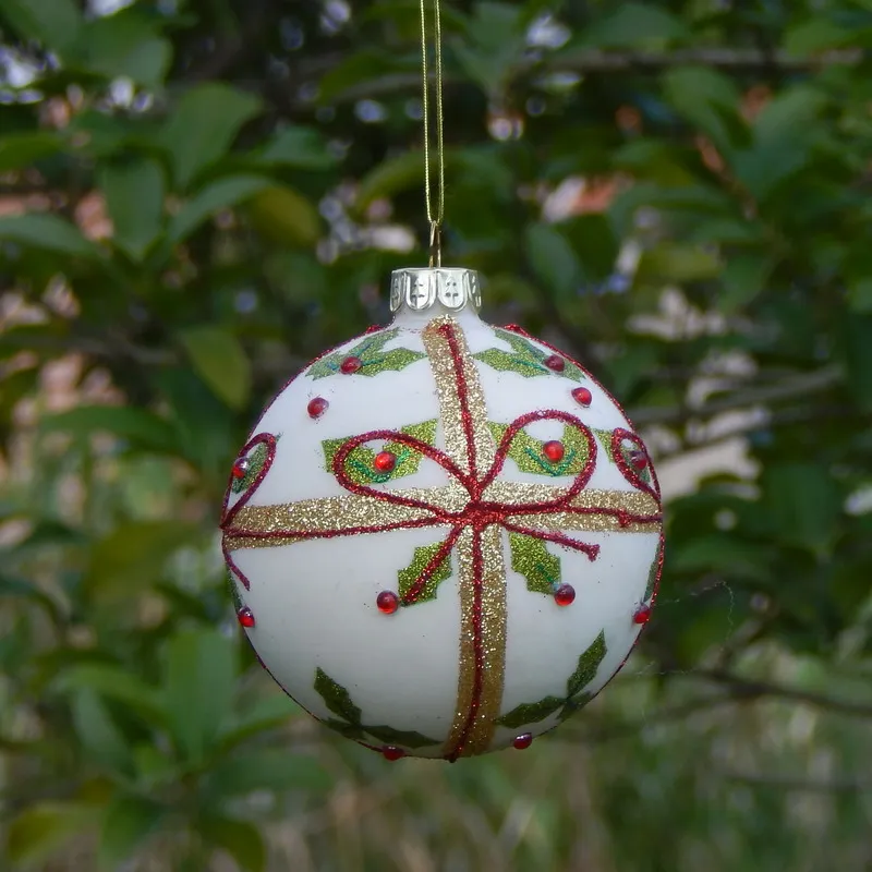 

2pcs/pack Diameter=8cm Hand Painting Glass Globe Christmas Tree Hanging Pendant Handmade Festival Hanger Ball Ornament