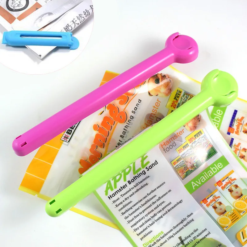 2 шт./компл. домашних животных уплотнения зажимы Портативный собака Кот Еда для