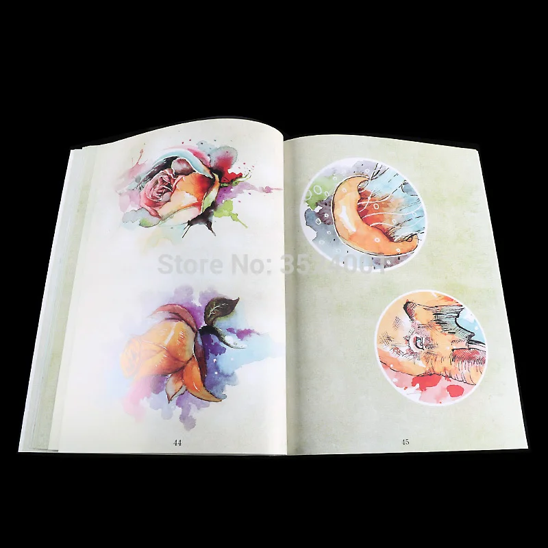 Трафарет А4 в японском стиле с рисунком татуировок флэш Будда роза цветок